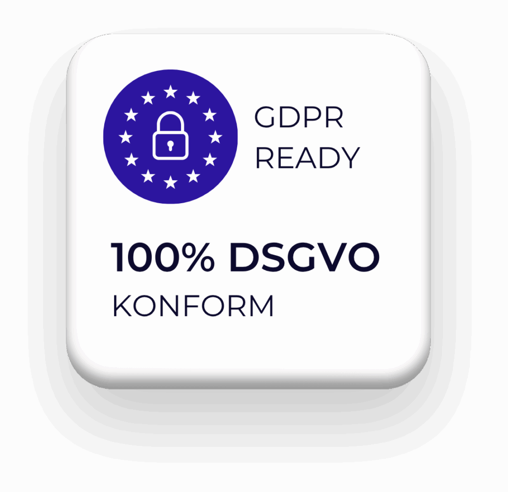 Abzeichen: Worksdone und Awi sind EU-DSGVO-konform