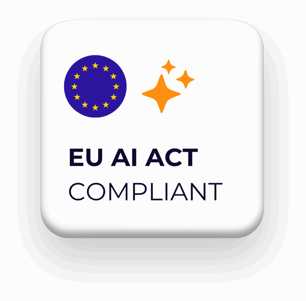 Abzeichen: Unsere AI Awi ist konform nach EU AI Act