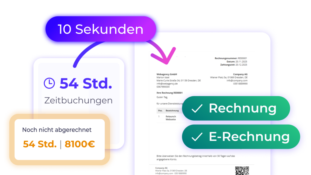 Abrechnung aus Projekt offene